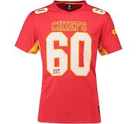 Majestic Athletic Kansas City Chiefs NFL Moro Poly Mesh Jersey Tee T-Shirt Trikot Red