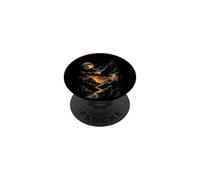 Majestic Bald Eagle Flying Mountain Wilderness River Moon PopSockets Adhesive PopGrip