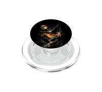 Majestic Bald Eagle Flying Mountain Wilderness River Moon PopSockets PopGrip for MagSafe