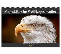 Majestic bald eagles - The king of the skies UK-Version (Wall Calendar 2026 DIN A3 Landscape), CALVENDO 12 Month Wall Calendar