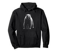 Majestic bear ice and polar witharctic wildlife power Pullover Hoodie