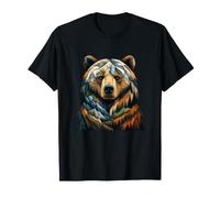 Majestic Bear Mountain Forest Wilderness Landscape T-Shirt