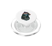 Majestic Bear Mountain River Wildlife Double Exposure hikers PopSockets PopGrip for MagSafe