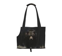 Majestic Bear Printed Portable Foldable pet Shoulder Bag, Suitable for Carrying Small Pets