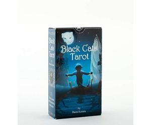 Majestic Black Cats Tarot Cards - 12.5cm x 7cm (78 Card Deck) - Mystical Card Deck - Perfect for Spiritual Awakenings