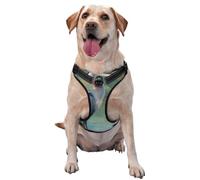 Majestic Blue Heron No Pull Dog Harness Adjustable Reflective Oxford Easy Control Medium Large Dog Harness