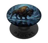 Majestic Buffalo Bison Wild Animal PopSockets Adhesive PopGrip