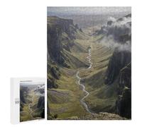 Majestic Canyon with Winding River And Mist Jigsaw Puzzle, 500 PCS, Relaxing Activity for Adults, Versatile Leisure for Adults Who Enjoy Jigsaws, at Home