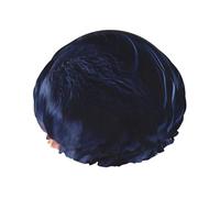 Majestic cat Double Layer Shower Cap with Comfort Skin Friendly Design for Hair Protection During Bathing