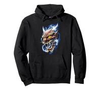 Majestic Chinese Dragon Mythology Art Graphic Pullover Hoodie