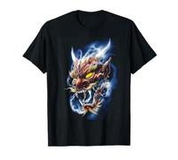 Majestic Chinese Dragon Mythology Art Graphic T-Shirt