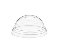 Majestic Clear Plastic Smoothie Universal Dome Lids x 100 per Pack