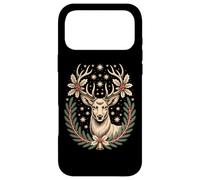 Majestic Deer Festive Stars Holiday Wreath Magic Case for iPhone 17 Pro Max