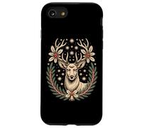 Majestic Deer Festive Stars Holiday Wreath Magic Case for iPhone SE (2020) / 7/8