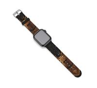 Majestic Deer Head Silicone Watch Strap Compatible with IWatch Adjustable Sports Band Unisex 42mm/44mm