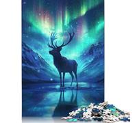 Majestic Deer Jigsaw Puzzles for Adults 500 Piece Jigsaw Puzzles for Adults Puzzle 500 Pieces Jigsaws Gifts 500pcs (52x38cm)