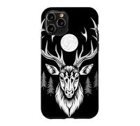 Majestic Deer Moonlit Forest Gothic Wildlife Art Case for iPhone 11 Pro