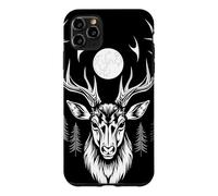Majestic Deer Moonlit Forest Gothic Wildlife Art Case for iPhone 11 Pro Max