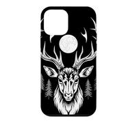 Majestic Deer Moonlit Forest Gothic Wildlife Art Case for iPhone 12 mini