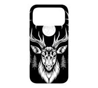 Majestic Deer Moonlit Forest Gothic Wildlife Art Case for iPhone 17 Pro Max