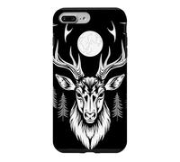 Majestic Deer Moonlit Forest Gothic Wildlife Art Case for iPhone 7 Plus/8 Plus
