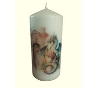Majestic Dragon Art Pillar Candle Unscented Decorative Candle for Fantasy Lovers Gothic Decor Unique Gifts Altar Rituals Gifts Gamers & Dragon Lovers Myths & Legends