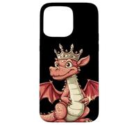 Majestic Dragon with Crown for Fantasy Fans Case for iPhone 15 Pro Max