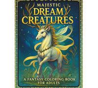 Majestic Dream Creatures: A Fantasy Coloring Book for Adults: Intricate Mythical Creatures and Fantasy Animals for Stress Relief, Meditation, and Creative Expression - Premium Adult Coloring Pages
