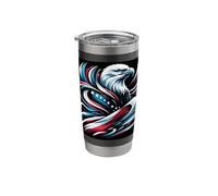 Majestic Eagle American Pride Design Stainless Steel Insulated Tumbler