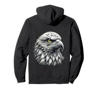 Majestic Eagle Head Bird Graphic Animal Art Eagle Pullover Hoodie