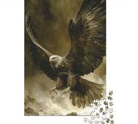 Majestic Eagle in Flight_2 Puzzle for Adults 1000 Pieces, Bird of Prey Themed Jigsaw Puzzle, Gift for Quiet Evenings, 38x26cm/1000pcs
