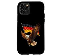 Majestic Eagle Soaring With The German National Flag Case for iPhone 11 Pro