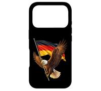Majestic Eagle Soaring With The German National Flag Case for iPhone 17 Pro