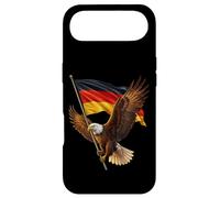 Majestic Eagle Soaring With The German National Flag Case for iPhone Air