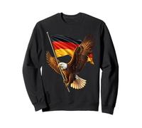 Majestic Eagle Soaring With The German National Flag Sweatshirt