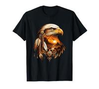 Majestic Eagle Sunset Southwest Desert Native American Totem T-Shirt