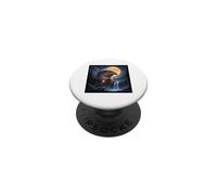 Majestic Eagle Under the Moonlight Sky Nature Scene PopSockets Adhesive PopGrip