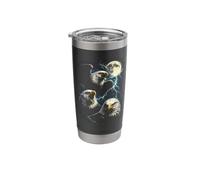 Majestic Eagles Full Moon Night Sky Stainless Steel Insulated Tumbler