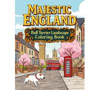 Majestic England Bull Terrier Coloring Book