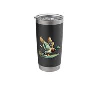 Majestic Flying Duck Artwork Wildlife Nature Stainless Steel Insulated Tumbler