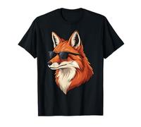 Majestic Fox Graphic Sunglasses Wildlife Animal Nature Vibes T-Shirt