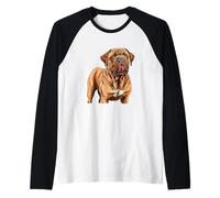 Majestic French Mastiff Dog Lovers Passion Raglan Baseball Tee