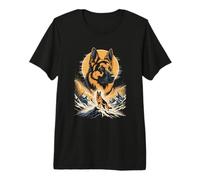 Majestic German Shepherd Alpine Mountain Guardian Premium T-Shirt