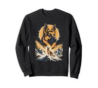 Majestic German Shepherd Alpine Mountain Guardian Sweatshirt