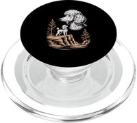 Majestic German Shepherd Moon Wilderness PopSockets PopGrip for MagSafe