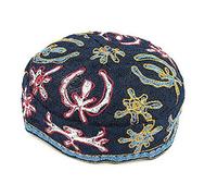 Majestic Giftware Art Judaica Bucharian Kippah Floral Design Assorted Colors - - 58