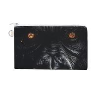 Majestic Gorilla Coin Purse Fashion Canvas Pouch Portable Wallet Makeup Bag for Men Women