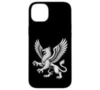 Majestic Griffin with Wings Fierce Mythic Beast Line Art Case for iPhone 14 Plus