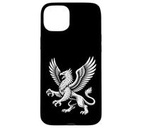 Majestic Griffin with Wings Fierce Mythic Beast Line Art Case for iPhone 15 Plus