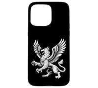 Majestic Griffin with Wings Fierce Mythic Beast Line Art Case for iPhone 15 Pro Max